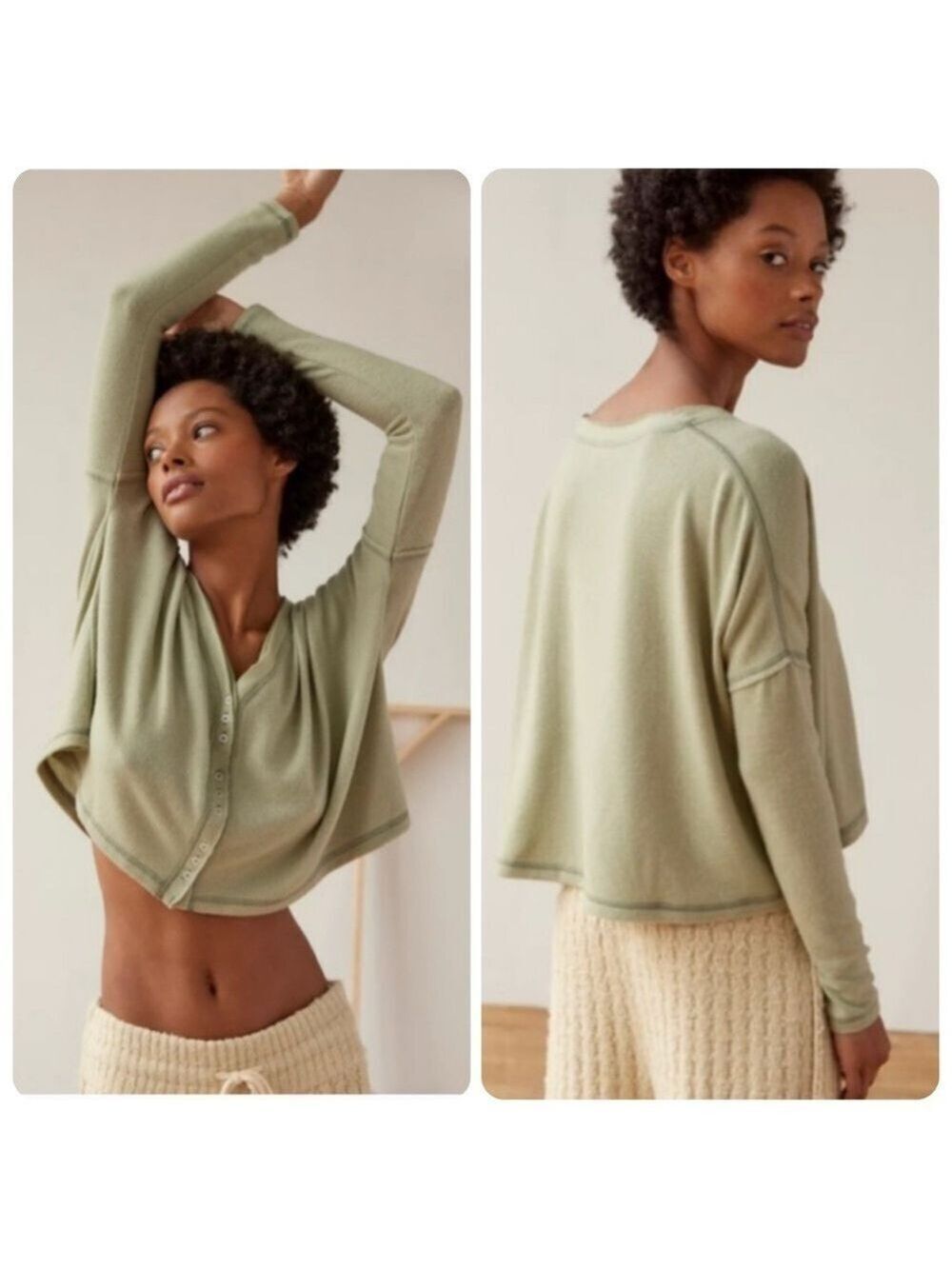 NWT Urban Outfitters Out From Under
Bounce Plush Chloe Top Cardigan Large NEW